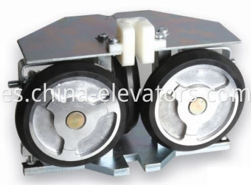 Zapata guía de rodillos de ascensor para cabina y contrapeso Elevator Roller Guide Shoe for Cabin & Counterweight